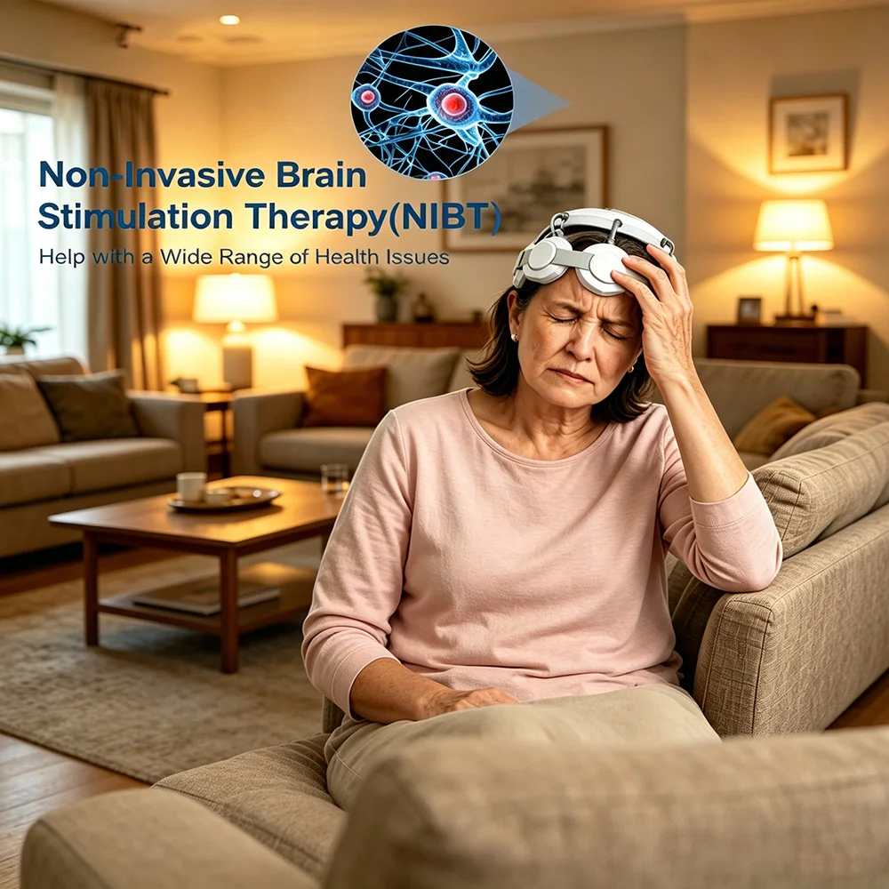 

Professional RTMS Transcranial Magnetic Stimulator Parkinson's Disease Insomnia Treatment Non-invasive Brain Nerve Stimulation Therapy Device Home Clinical Use