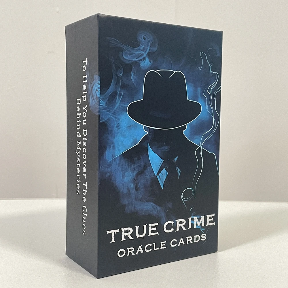 True Crime Oracle Deck, Tarot Cards for Beginners, 12x7cm Psychological 80-cards, Divination Taro in Box