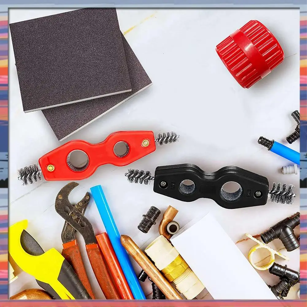 

AFBC Copper Pipe Cleaner,Reamer,Sanding Sponge Set,Copper Pipe Cleaner,Reamer,Sanding Sponge,Deburring Brush For PVC Pipes