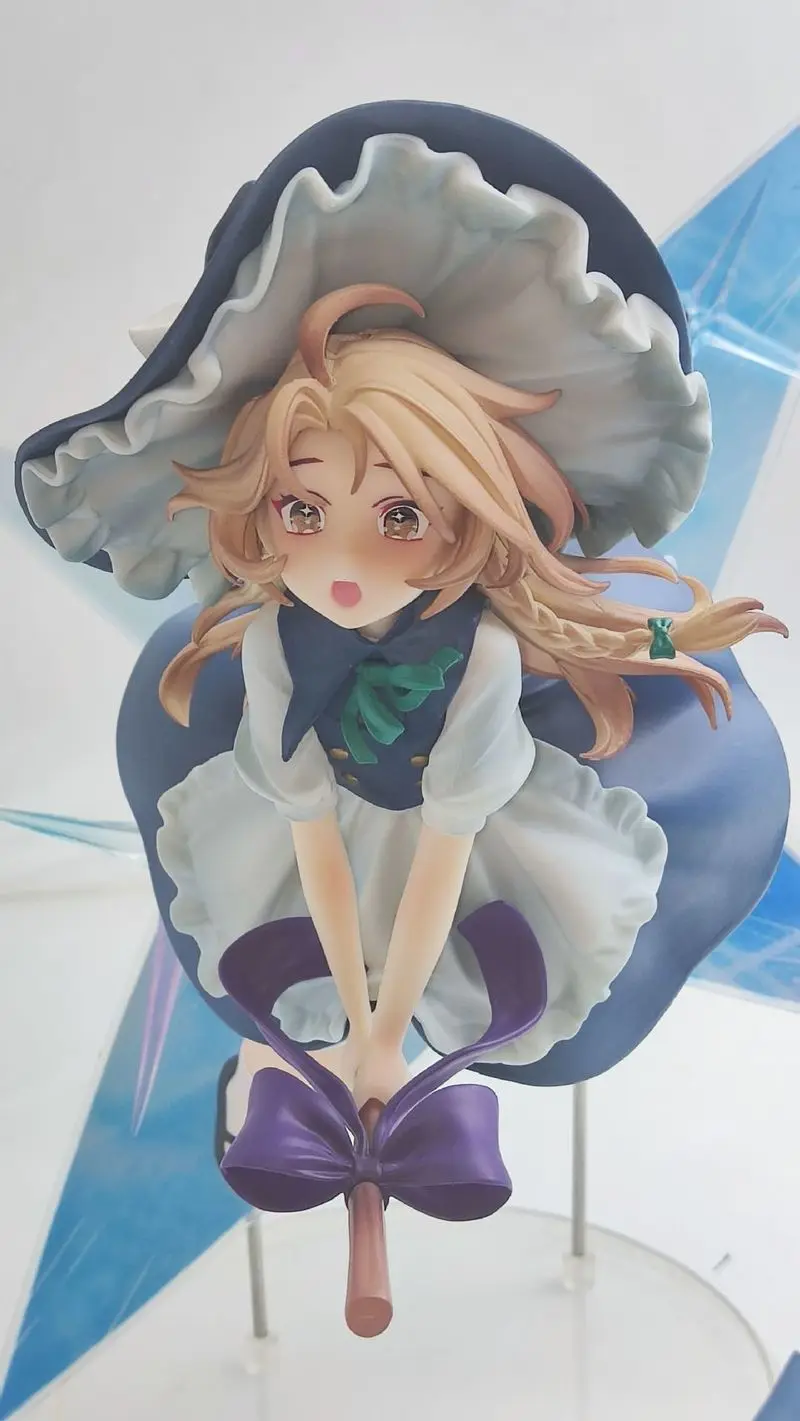 

In Stock Touhou Project Kirisame Marisa Anime Figure Pvc 28cm Collectible Model Desktop Decoration For Anime Hobby Collectors