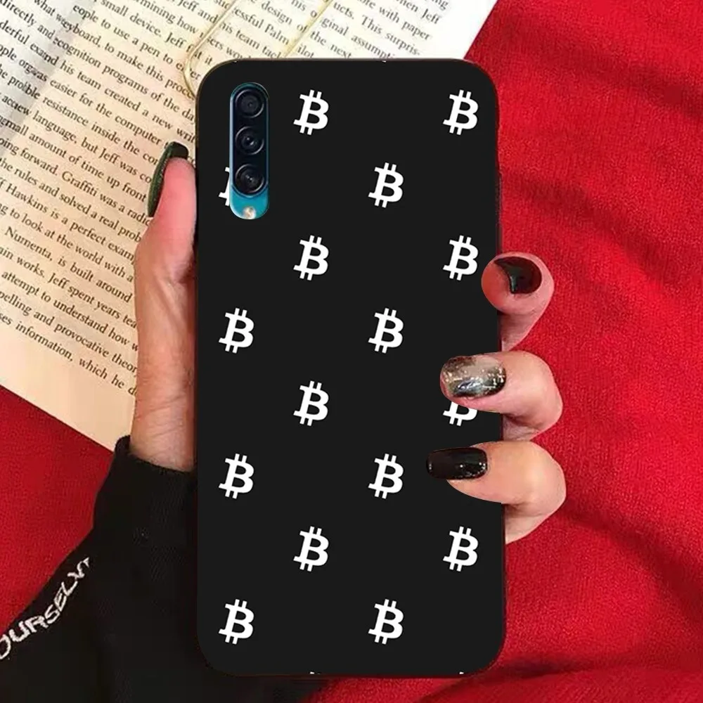 B-Bitcoin-N Pattern Phone Case For Samsung A 10 11 12 13 20 21 22 30 31 32 40 51 52 53 70 71 72 73 91 13 Shell