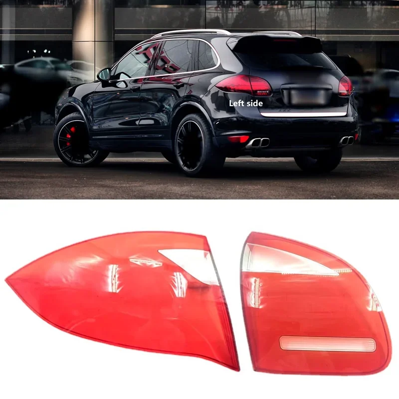 

for Porsche Cayenne 2011-2014 Car Rear Taillight Shell Brake Lights Shell Replace Auto Rear Shell Cover Lampshade