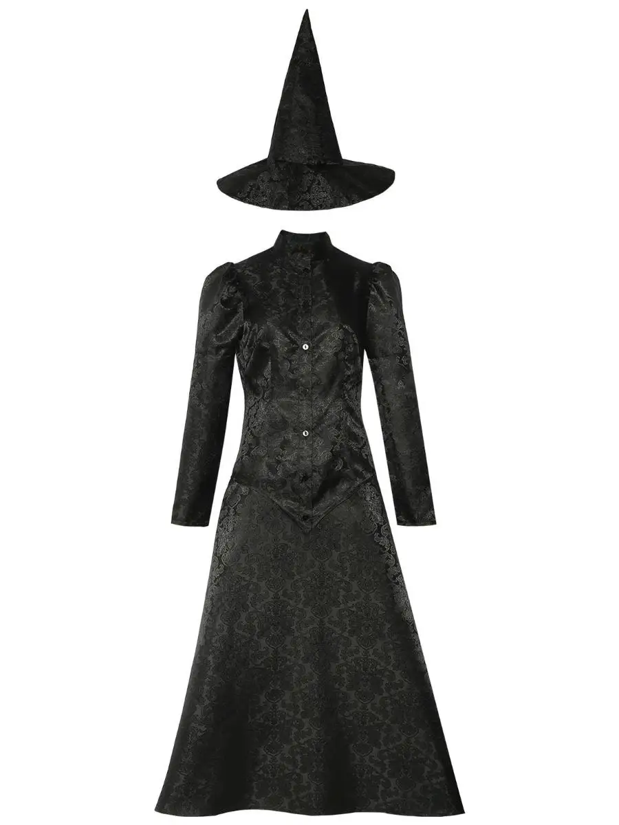 Magische Heksenkostuum Halloween Stage Performance Kleding Etnische Podiumoutfits Dames Cosplay Traditionele Chinese Kleding