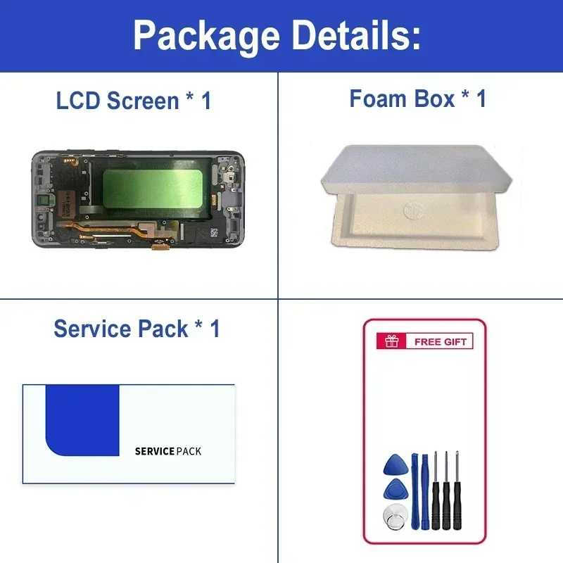 High Quality LCD For Samsung S8 LCD G950 G950F LCD For Samsung S8 Plus LCD G955 G955F Display Touch Screen Digitizer Assembly