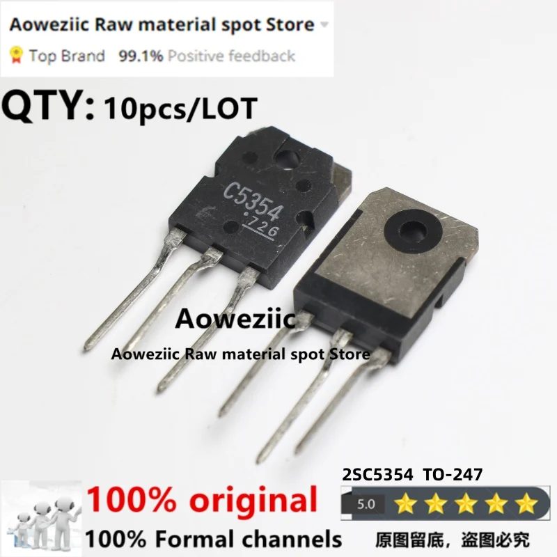 

Aoweziic 100% новый импортный оригинальный 2SC5354 C5354 TO-247 DC-DC конвертер 5A 800V