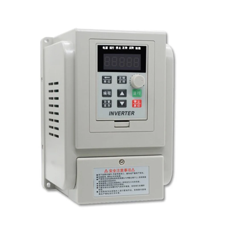 Frequency converter single-phase input and three-phase output 2.2KW220V fan water pump motor speed regulator