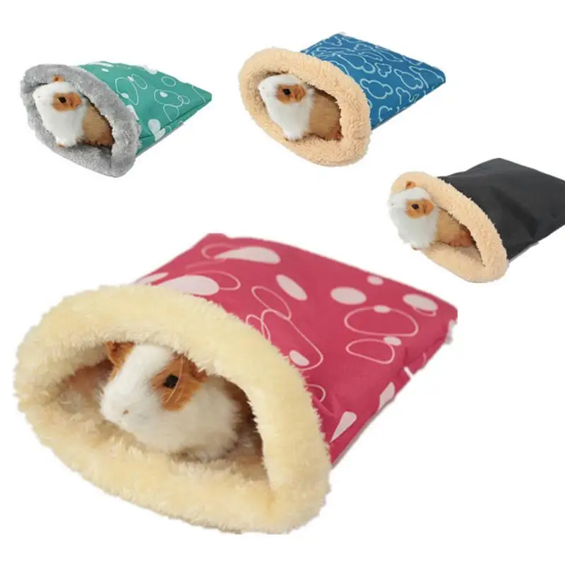 Small Pet Hamster Guinea Pig Small Nest Pet Hedgehog Squirrel Hamster Bed Multiple Colors Comfortable Warm House For Winter