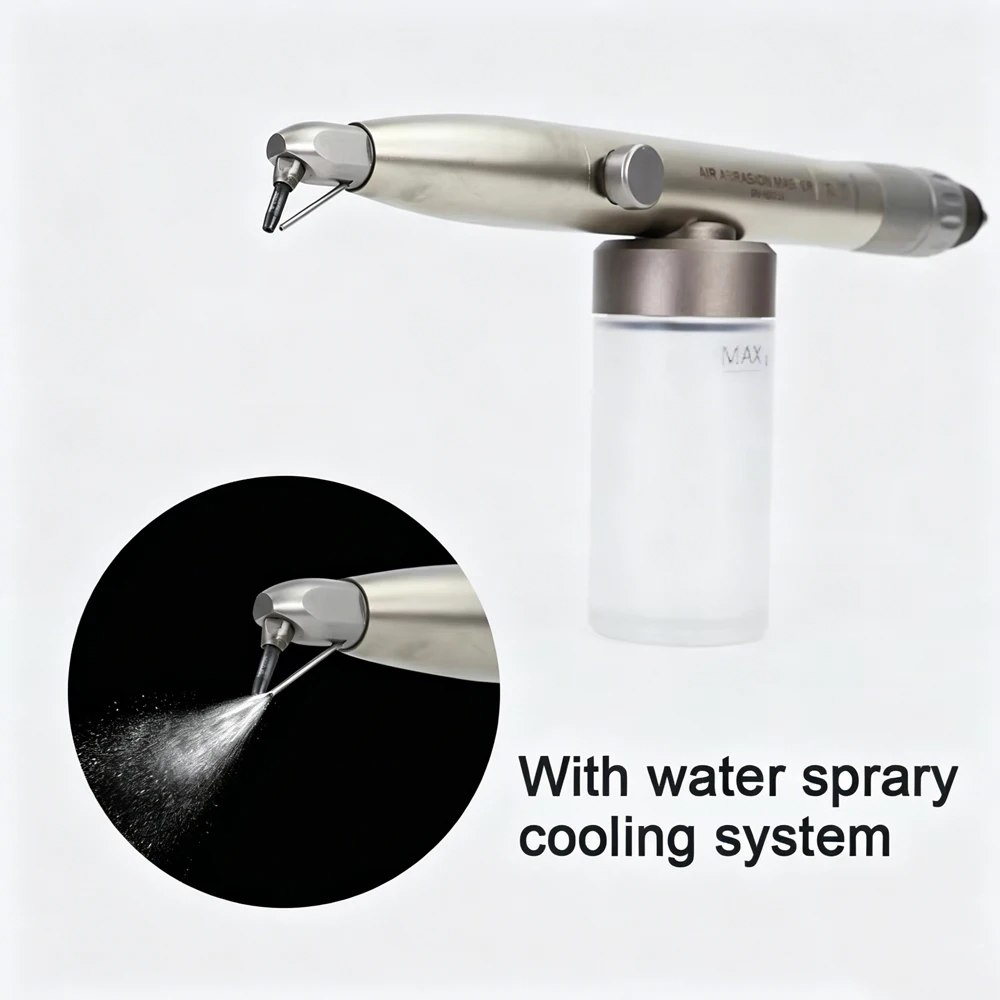 Dental Aluminum Oxide Sandblaster Fit NSK PTL Quick Coupler Dental Sandblaster with Water Spray  Aluminum Oxide Air Abrasion