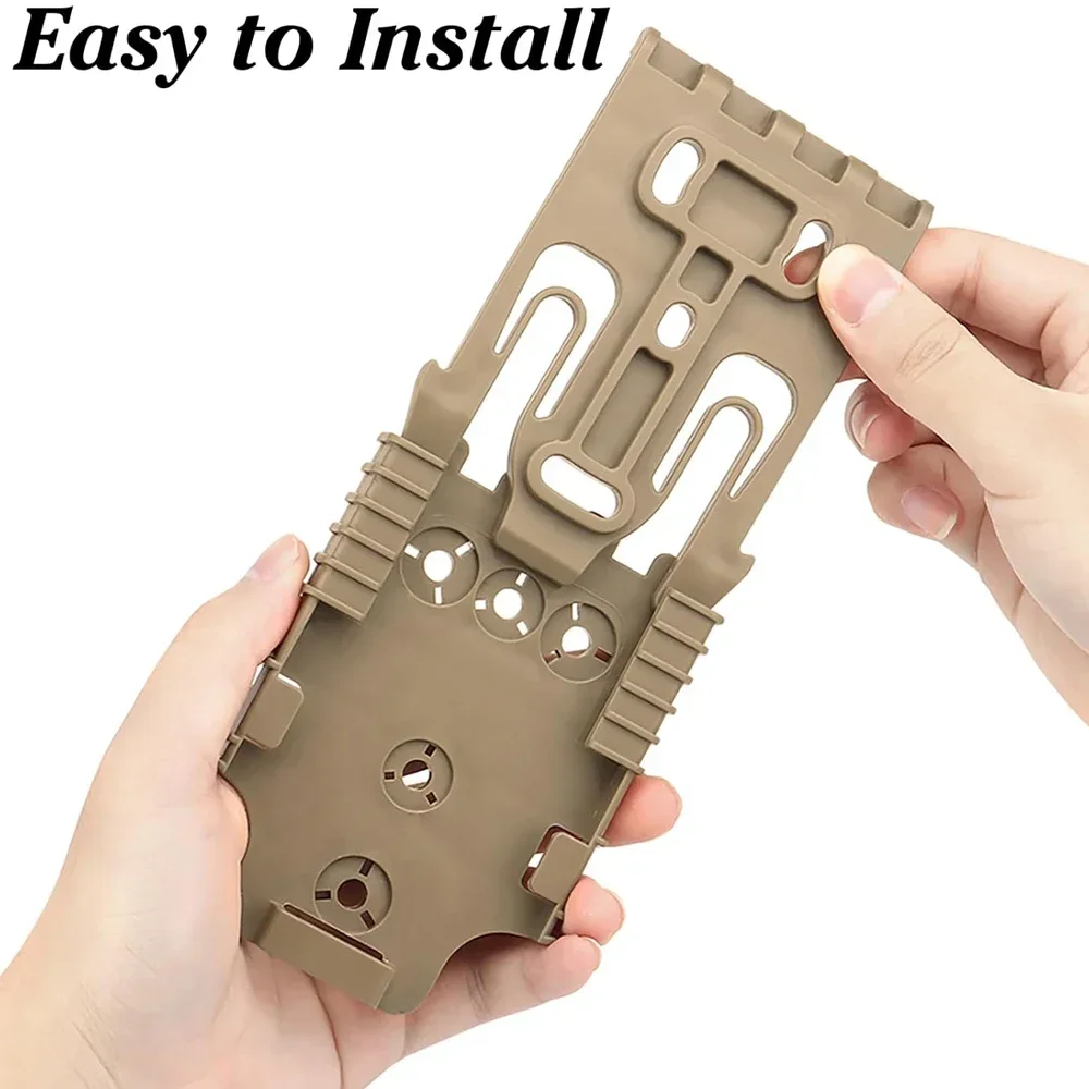 Quick Locking System Kits with Tactical Modular Holster Adapter ,With Drop Leg Holster Platform wit