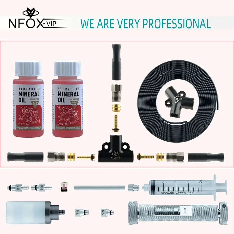 NFOX tricycle hydraulic brake three-way aluminum alloy one to two accessory modification connector oil pipe distri