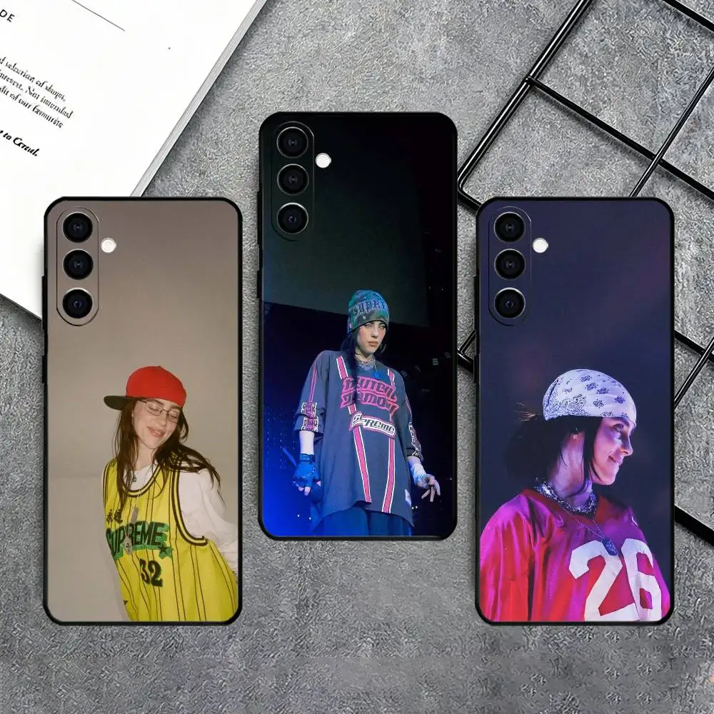 Hot LUNCH B-BILLIES SINGER Phone Case For Samsung Galaxy A73,A72,A71,A70,A53,A52,A51,Soft Silicone Black Cover trendy