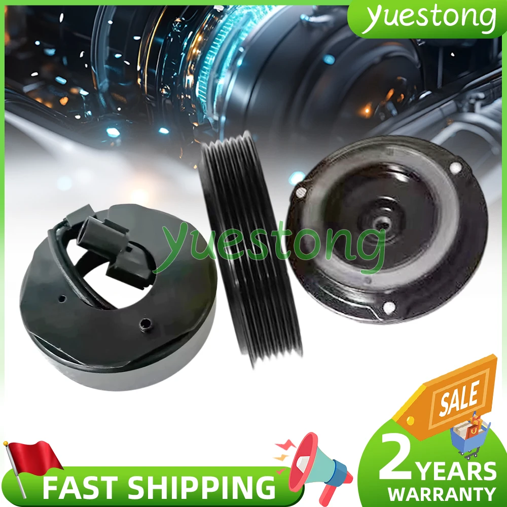 AC Conditioning Compressor Magnetic Electromagnetic Clutch for Ssangyong Actyon Rexton Kyron 6652300511 6652300311 JP003392