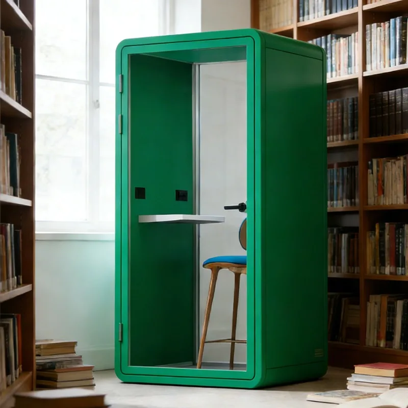 Single-Person Soundproof Phone Booth Office Privacy Space Soundproof Pod Easy-to-Install Portable Soundproof Room