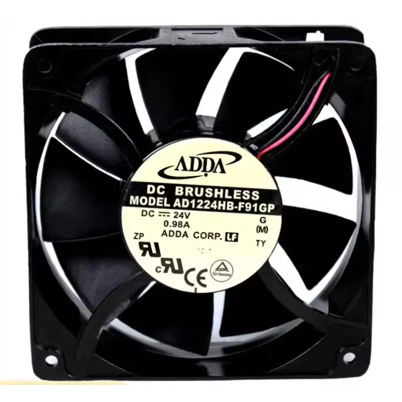 ADDA AD1224HB-F91GP DC 24V 0.98A 120x120x38mm 2-przewodowy wentylator chłodzący do serwerów
