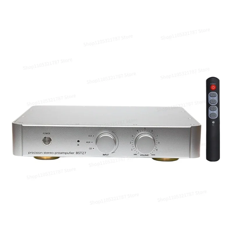 For BST27 Fully Balanced Preamplifier, Household High Fidelity HIFI Fever Grade Class A Bile Taste Remote Control