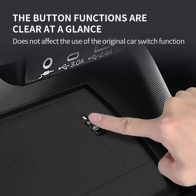 

For 25 Forester Central Control Wireless Charging Silicone Anti Slip Pad Car Protection Car Modification Accessories