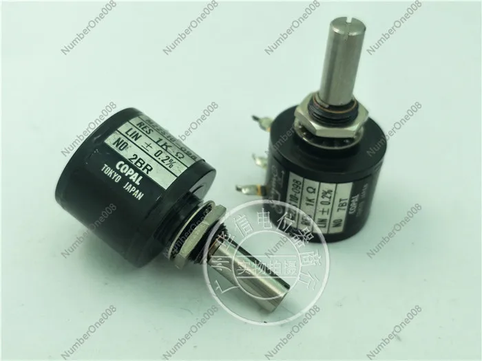 Used M22S10 1KΩ Potentiometer for Embroidery Machines, Multi-Turn Wirewound ±0.2% Adjustable Resistor