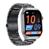 ET585 Smart Watch 2.04inch Amoled Screen ECG Monitoring One Click Intelligent Micro Examination Bluetooth Call Smartwatch