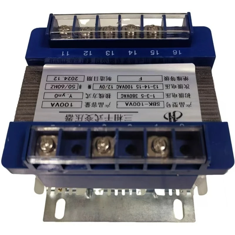 Three-phase dry-type transformer 380V to 100V 100W transformer SBK100VA used for three-phase 4-wire metering sampling
