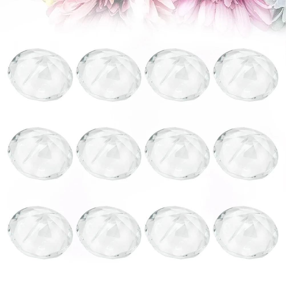 24Pcs Resin Note Clips Smooth Surface Photo Stand Clips for Wedding Event Decor Note Clip Stand Clear Photo Clip Holder