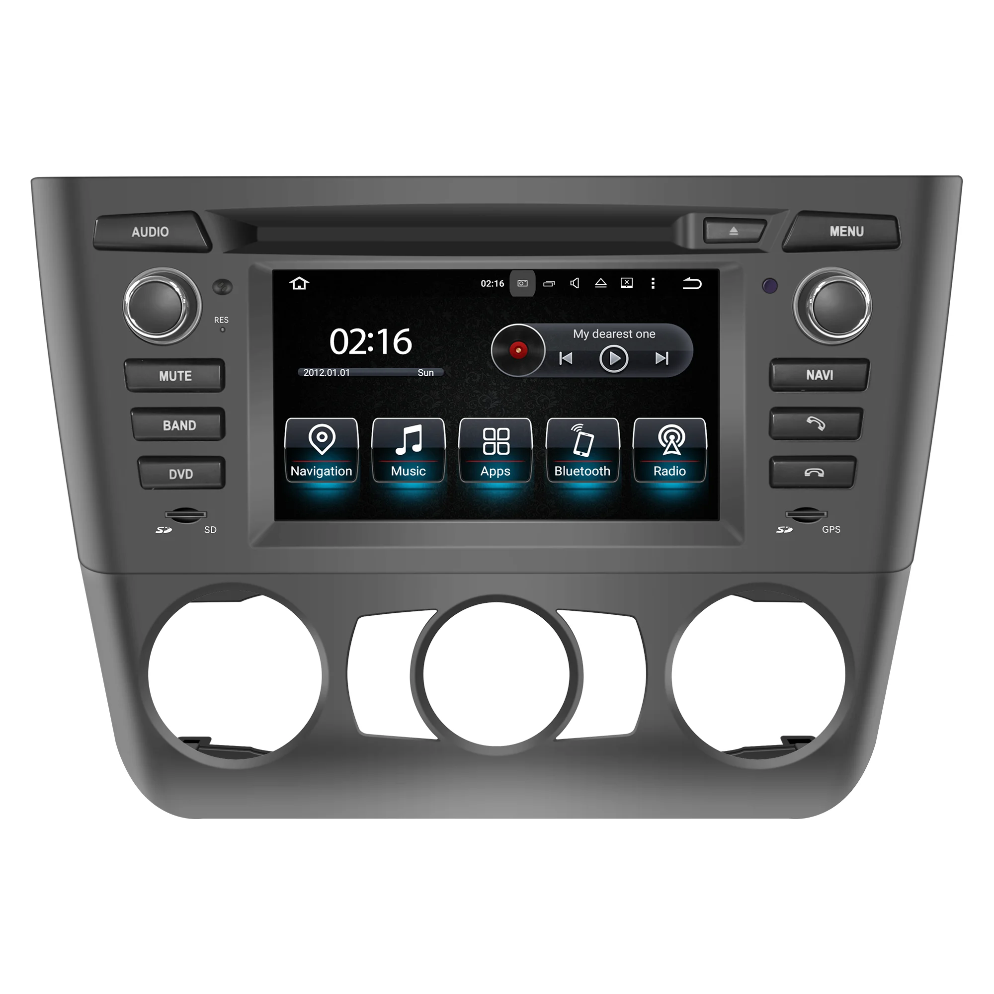 

Wit-up for BMW 1 Series 116i Radio Upgrade E81 E82 E88 Stereo 6.2 Inch Touch Screen Android 13 CarPlay Android Auto Navigation