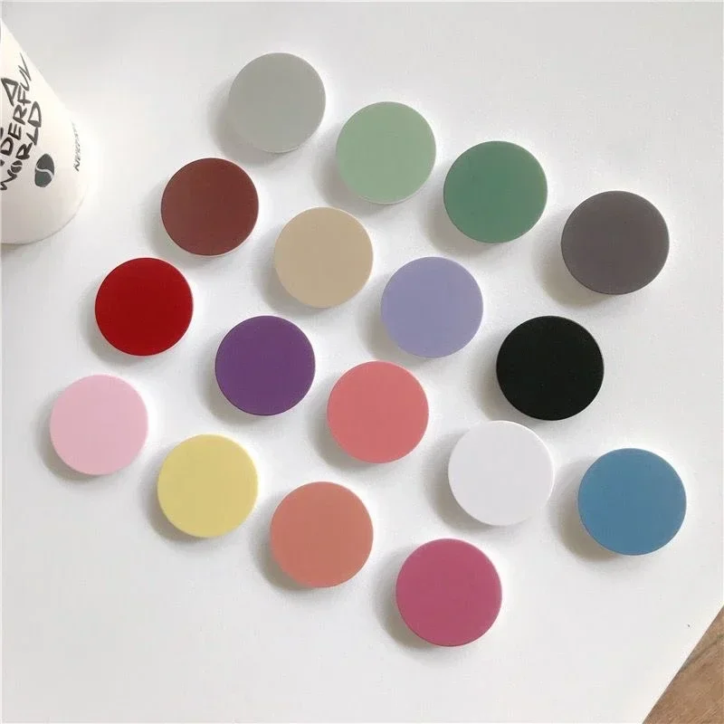 

Выдвижной держатель для телефона, круглый сплошной цвет, настольная подставка для телефона, кронштейн для поддержки телефона для iPhone, Google, Samsung Pocket