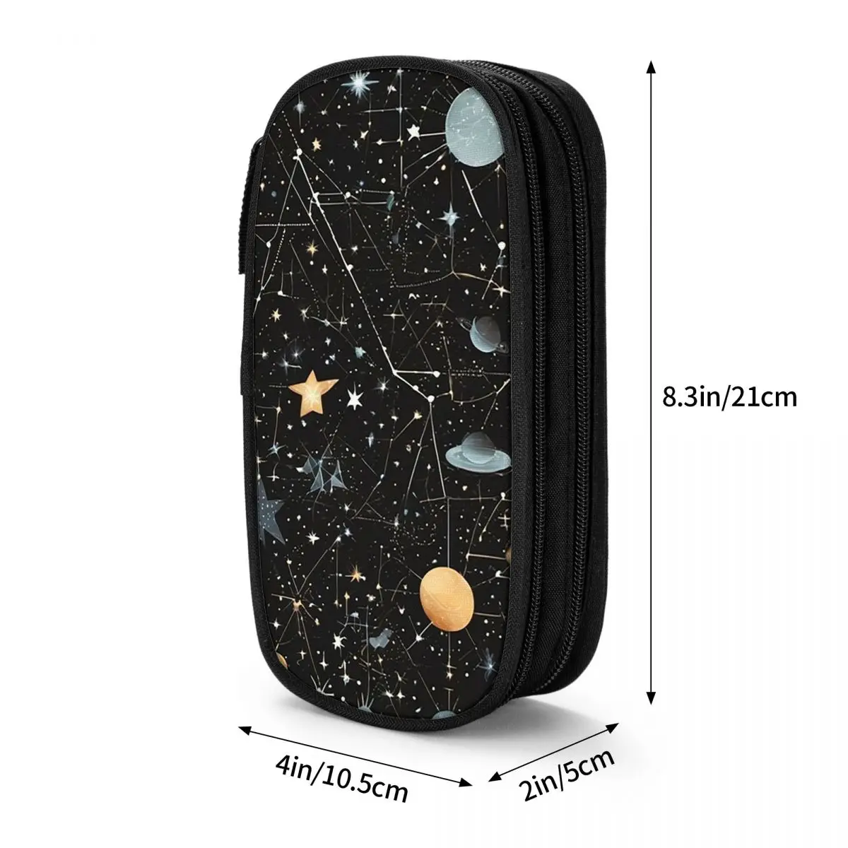 Mysterious Constellations Of Stars In The Universe Pencil Case for Gifts Pen Box Pencil Bag Stationery Supplies Pen Holder Bag