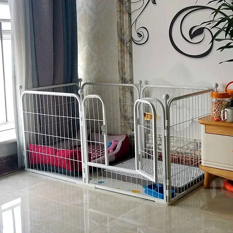 

Indoor Dog Fence, Small Dog, Medium Teddy, Golden Hair, Large Pet Cage