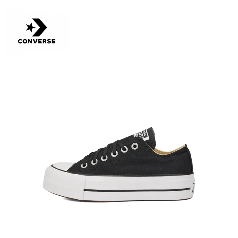 

Парусиновая обувь Converse Chuck Taylor для мужчин и женщин, платформа с низким верхом, нескользящая, легкая, с низким вырезом