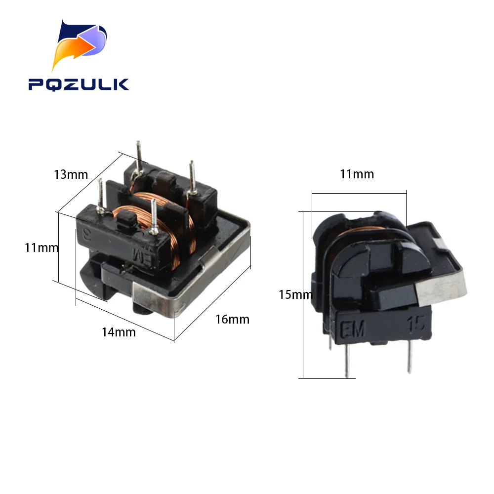 5PCS UU9.8 UF9.8 Horizontal Type Common Mode Choke Inductor 10mH 20mH 30mH For Filter Inductance Pitch 7*8mm