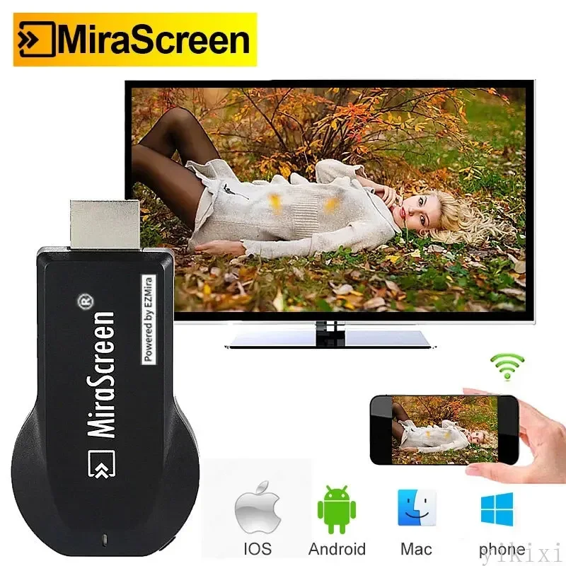 TV Stick 1080P Wireless WiFi Display TV Dongle Receiver HDMI-compatible for DLNA for Miracast for AnyCast M2 Pro for Airplay