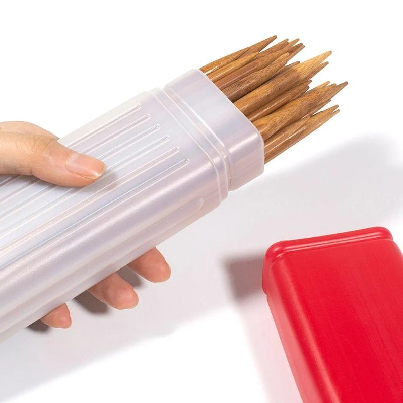 Sweater Needle Storage Box Long Needles Leak Proof Sealing for Case Holder for Beginners Learning Knit Tool