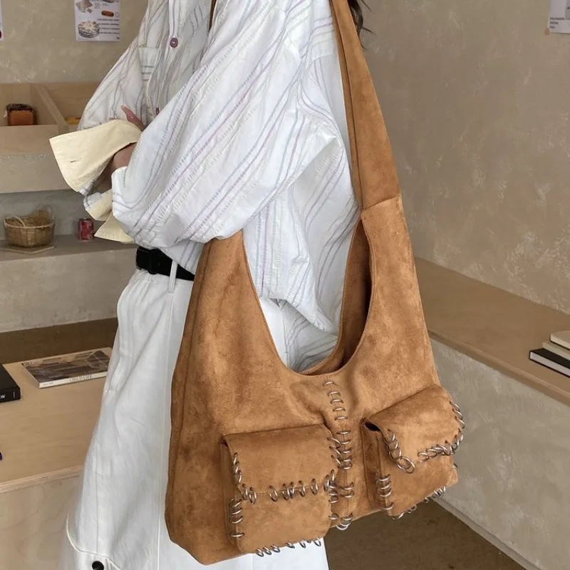 

Diaper Bag Original Textured Clutch Mini Bag Leather Crossbody Handbag Women Casual Simple Vintage Retro Shopper
