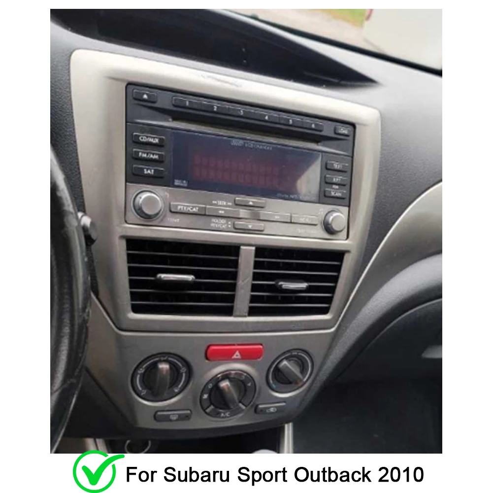 Double Din Android 13 Car Stereo GPS Navigation 4+64G for Subaru Forester 2008-2012 Support Wireless Carplay Android Auto 9in Car Radio with Bluetooth WiFi FM/RDS SWC Mirror Link + AHD Backup Camera