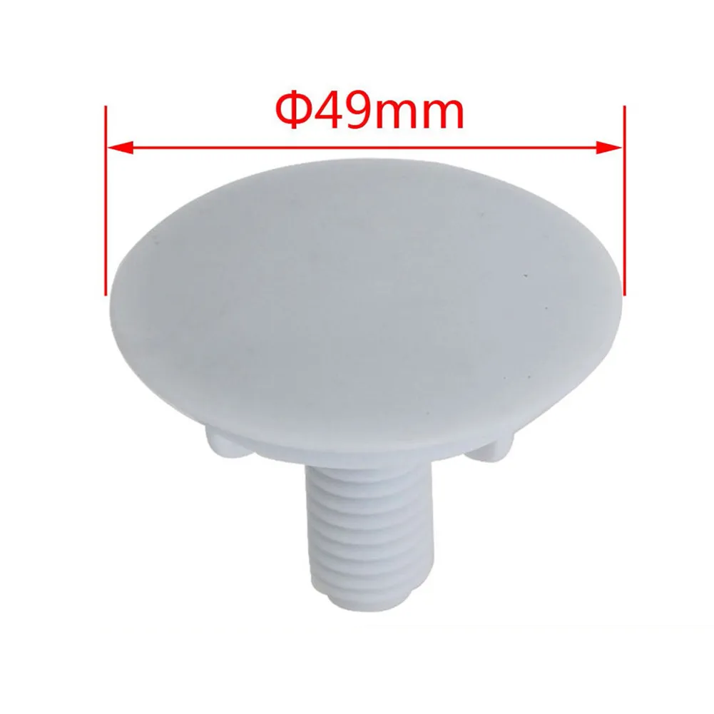 Coperchio del tappo del foro del rubinetto in ABS da 49mm coperchio del foro del lavandino della cucina coperchio del foro del lavabo coperchio del tappo del piatto del foro del rubinetto della cucina