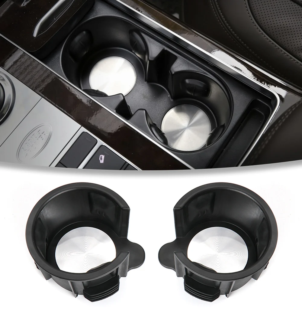 Mittel konsole Wasser becher halter Stahlblech auf der Unterseite passend für Range Rover lr087454 Getränke flaschen halter 2014-2018 – Detail 1