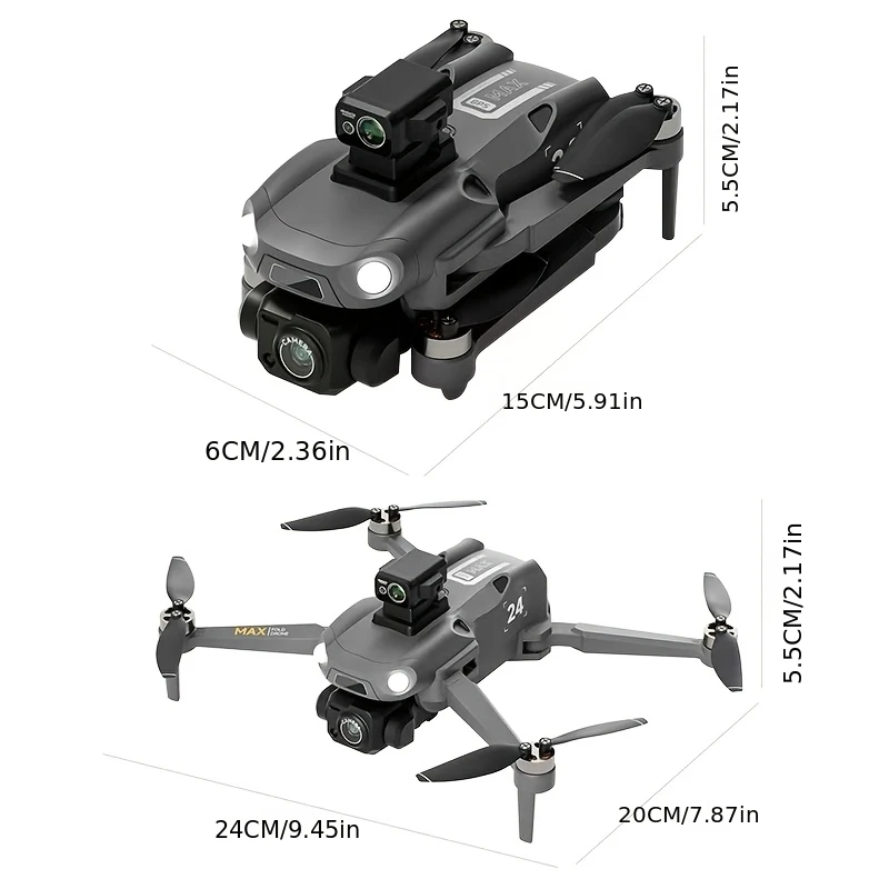 M24 8K GPS Intelligent Drone Large Touchscreen 5G Video Transmission Smart Obstacle Avoidance Return Home&Gift Delivery Gift Box