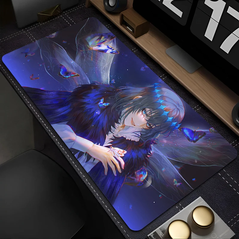 Mouse Pad Computer Cool Black And White Desktop Mouse Mat Laptop Fate Oberon HD Print Anime Keyboard Pad PC Gaming Soft Mousepad