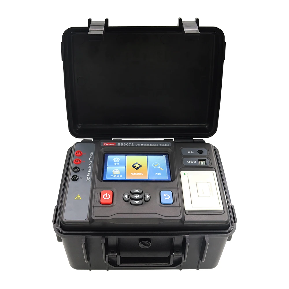 

ES3072 Dc Resistance Quick Tester Four-Wire Method 20A Winding Resistance Tester Transformer