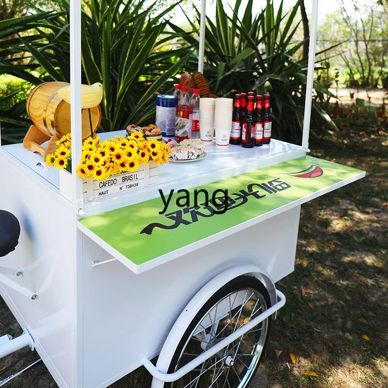 LTT السوق الليلي تعزيز مول مبيعات الآيس كريم عربة المبيعات عربة كشك الغذاء