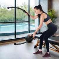 Muscle Building Battle Ropes Portable Ropeless Battle Rope Double Spring Resistance Training Rod Fitness Cords For HIIT Workouts