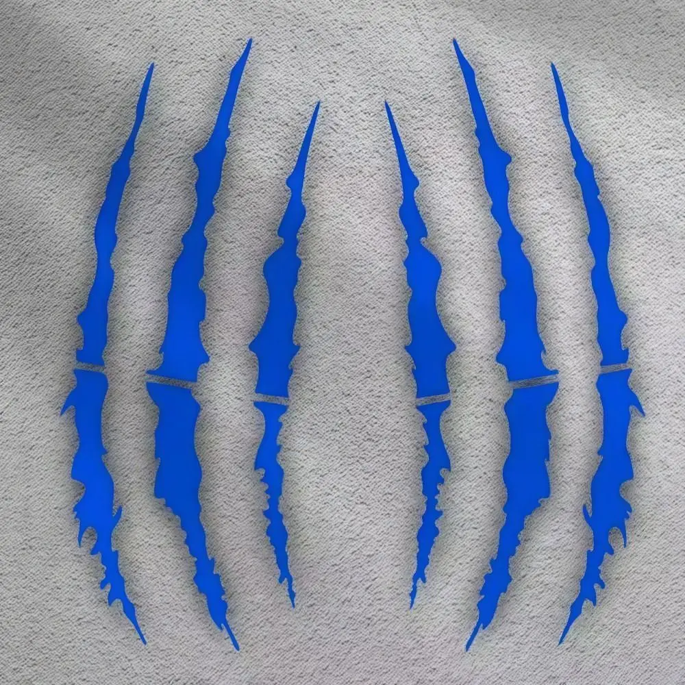 Demon Claw Motorcycle Stickers Vinyl DIY Helmet Stickers Covering Scratches Waterproof Car Vinyl Stickers Vehicle Decoration