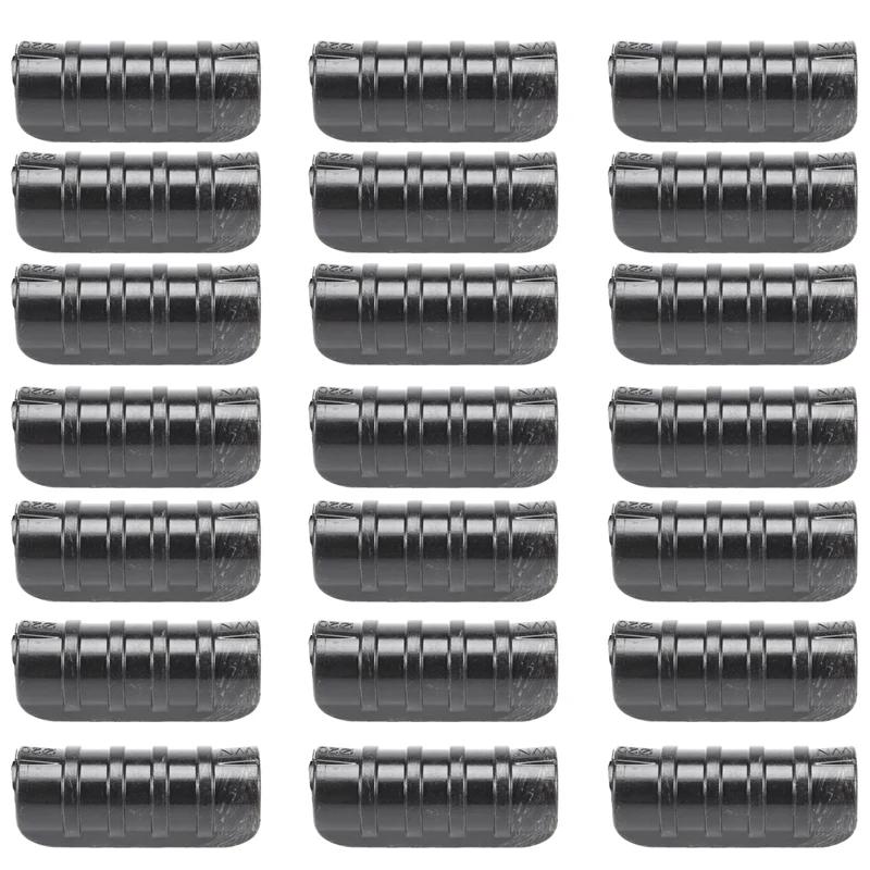 50PCS Schwarz Gewächshaus Kunststoff Film Rahmen Rohr Rohr und Film Clip Clamp Connector Kit Garten Werkzeug 20mm