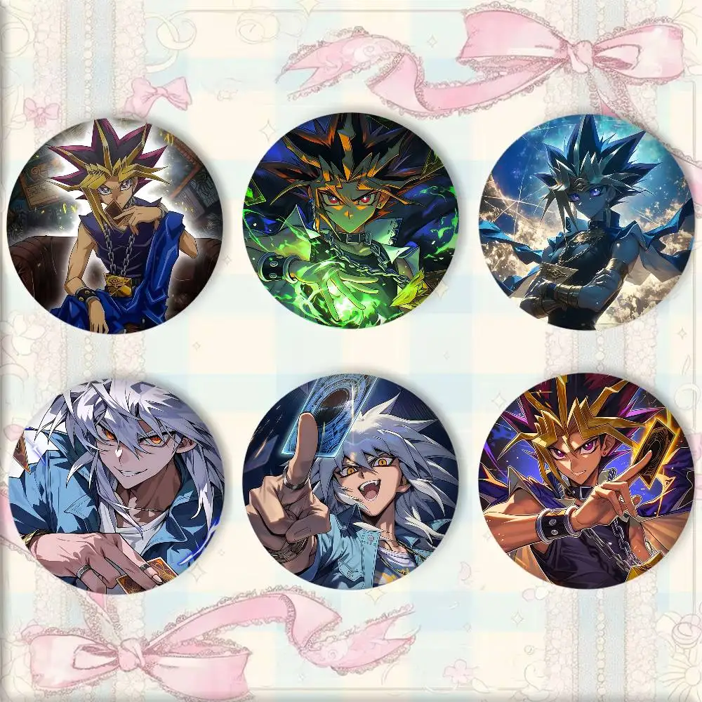 Y-Yu Gi Oh Classic Anime Badge Tinplate DIY Backpack Clothing Accessories Jewelry Pins