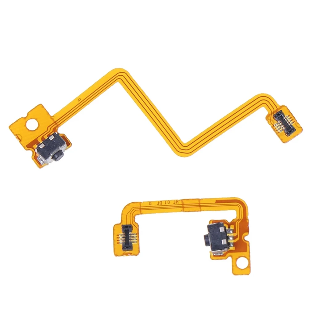 2x Shoulder Trigger Button Portable Detachable Left Right Repairing Ribbon Cable Parts Replacement for Nintendo 3DS