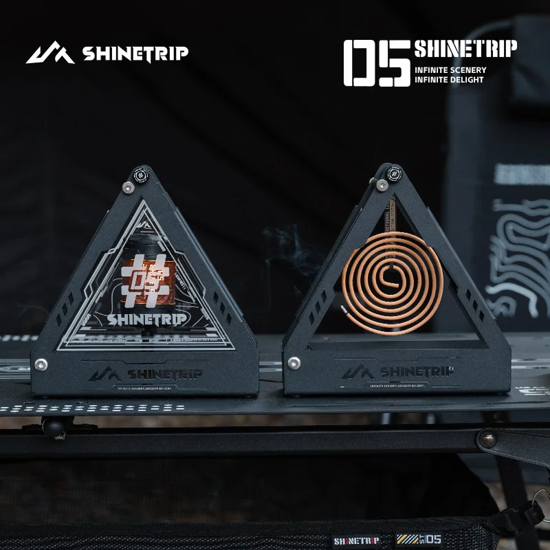 Lamp Array 05 Series Tactical Triangle Box 304 Stainless Steel Acrylic Storage Rack Mosquito Incense Rack Multifunctional Tool