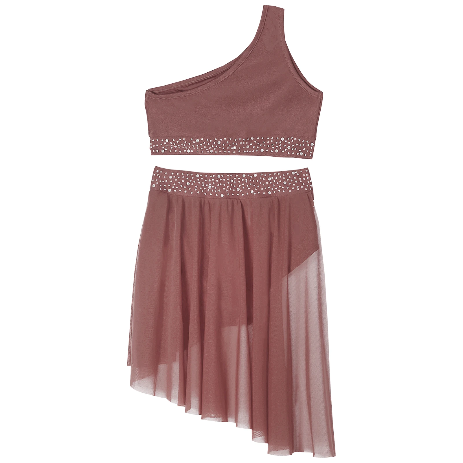 Enfants filles brillant strass Ballet Tutu gymnastique justaucorps athlétique artistique patinage robe danse lyrique Performance Costume