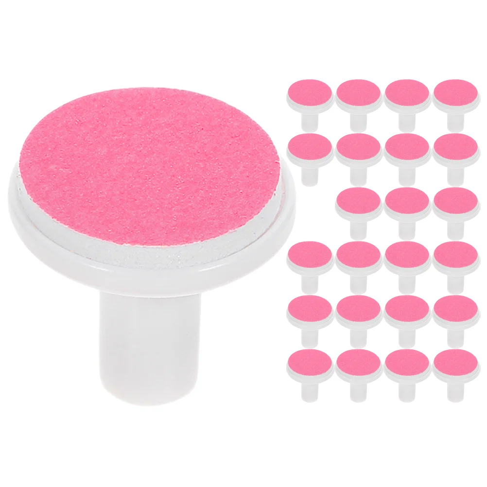 24 Pcs Nail Polisher Replacement Head Electric Trimmer Pads File for Infant Grinding Heads Baby Toddler Kids