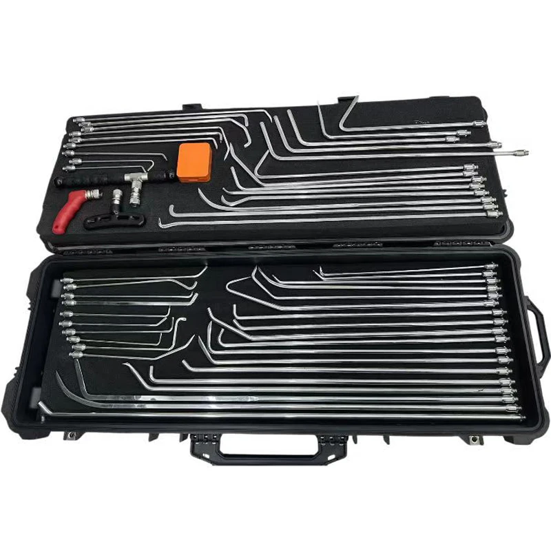 50-Piece Finished Hook Bar Tool, Automotive Hail Hook Bar Automotive Small Dent Removal Tool