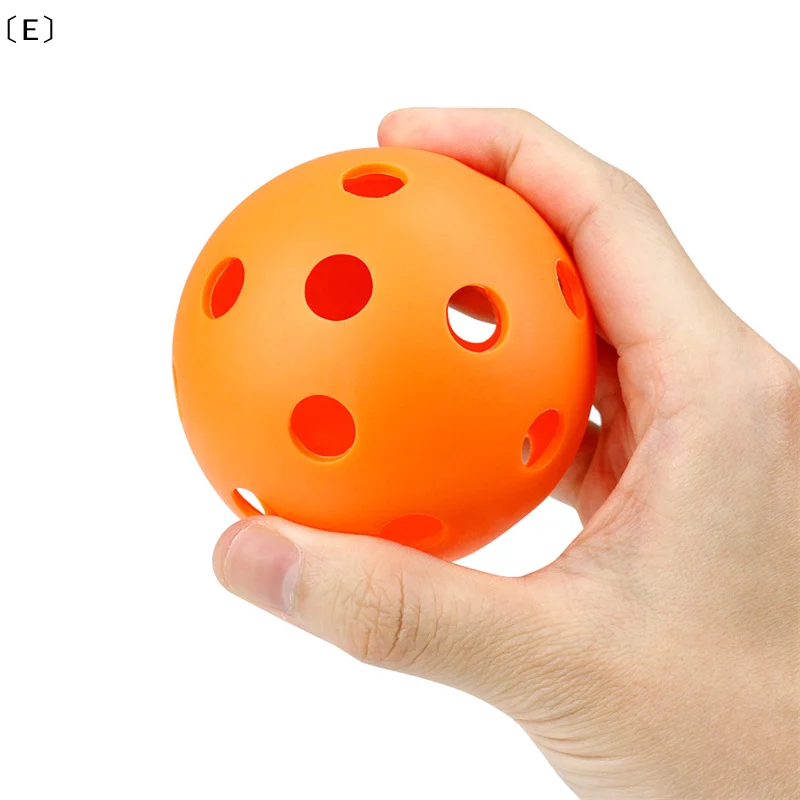 〔E〕72mm 26 Holes PE Plastic Floorball For Field Hockey Training Street Outdoor Sport Practice Ice Hockey Puck Equipment〔Winter5〕